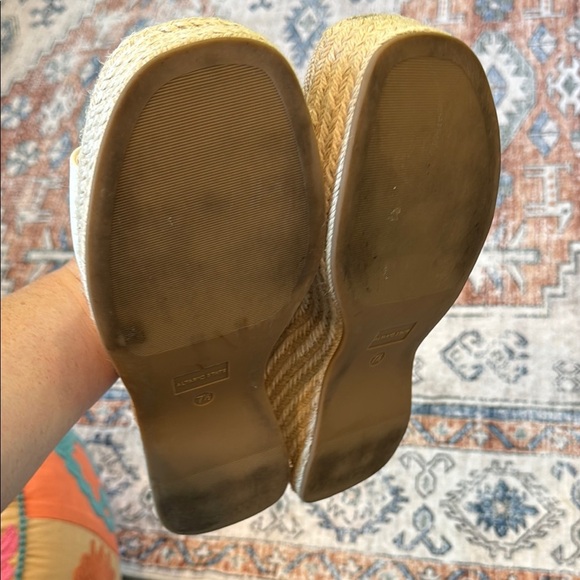 Altar'd State Cream Espadrille Platform Shoes size 9 - Picture 7 of 9
